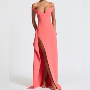 NWT BABYBOO Khalesia Maxi Dress - Coral Pink